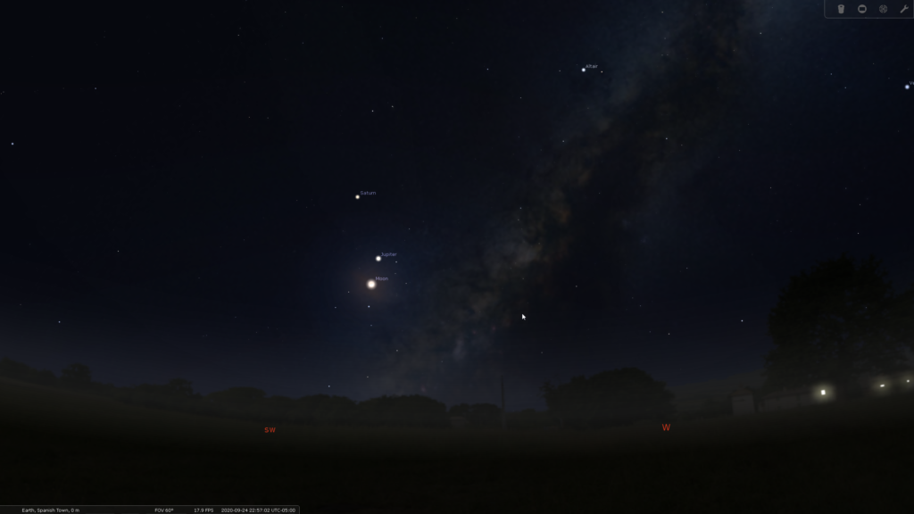 Stellarium Screenshot Screenshot of Stellarium